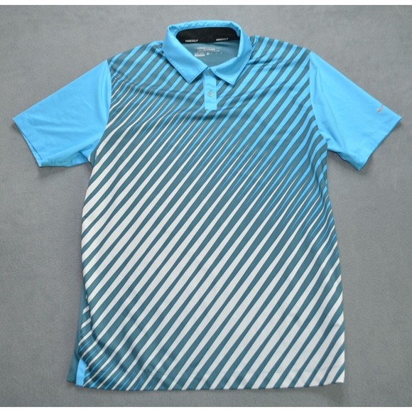 Nike Golf Dri-Fit Innovation Graphic‎ Mens M Polo Shirt 585829 Tour Performance - Picture 1 of 9
